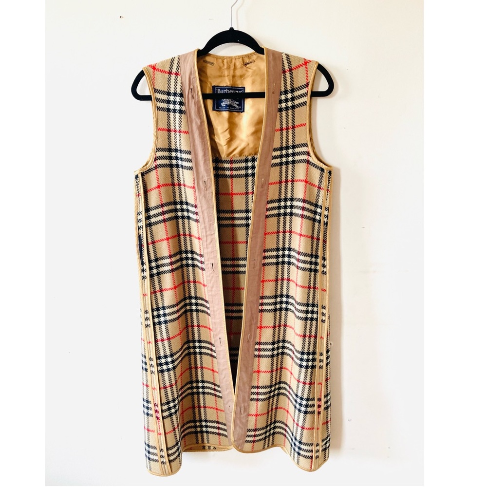 Burberry Wool Vest/ Coat lining